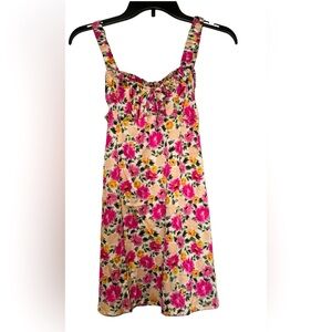 🌸 NWT! Micas Satin Floral Mini Dress